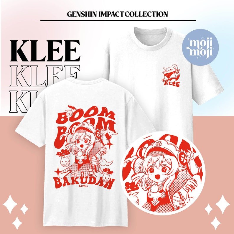 Genshin Impact Klee TShirt, Genshin Klee Merch