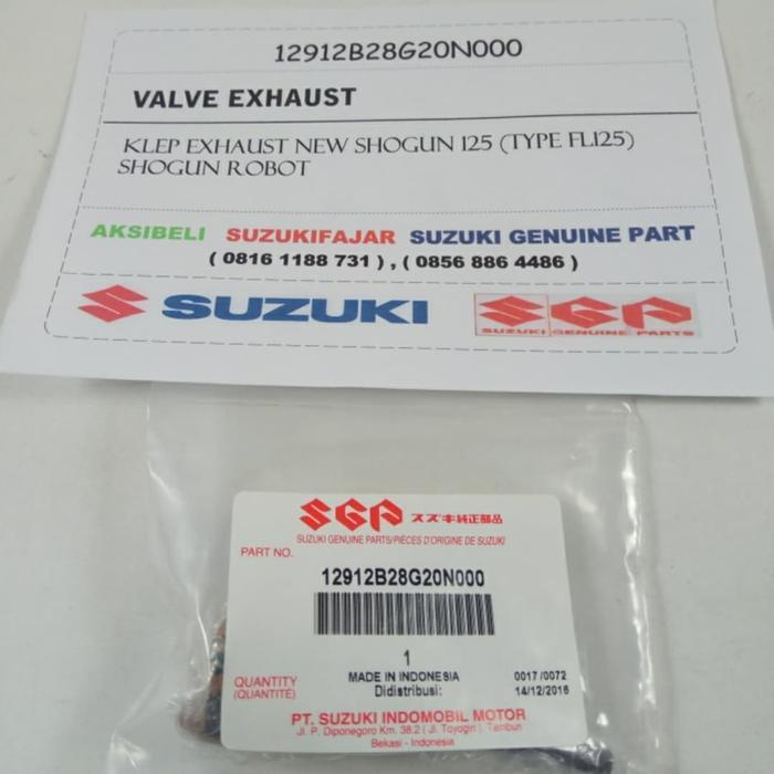 Klep Ex Shogun NR Shogun Robot Shogun FL125