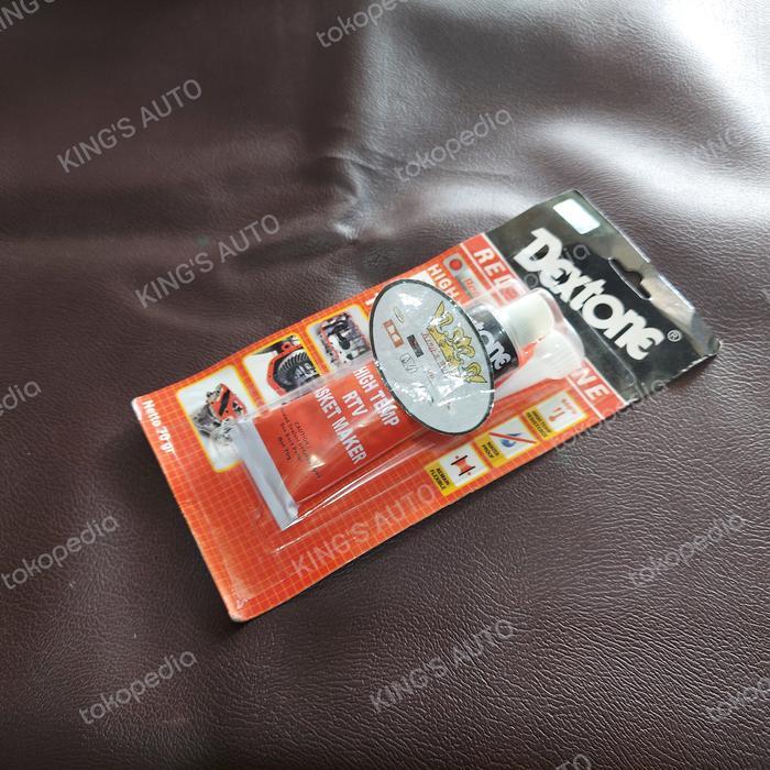 Lem Sealent Dextone Merah 70 Gram Lem Paking