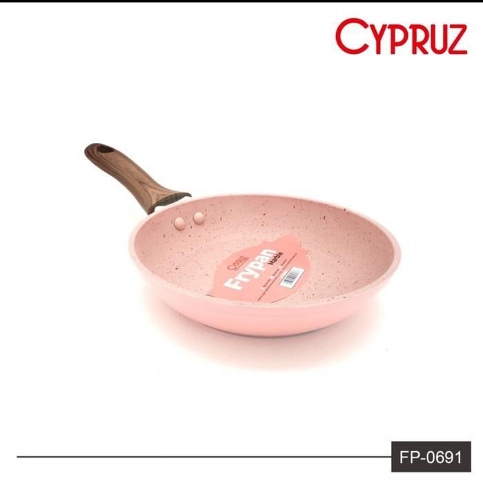 TERMURAH TERLARIS TERBARU FP-0691 FRY PAN MINI WOODEN TOUCH HANDLE 14 CM FP 0691 WAJAN HAPPY