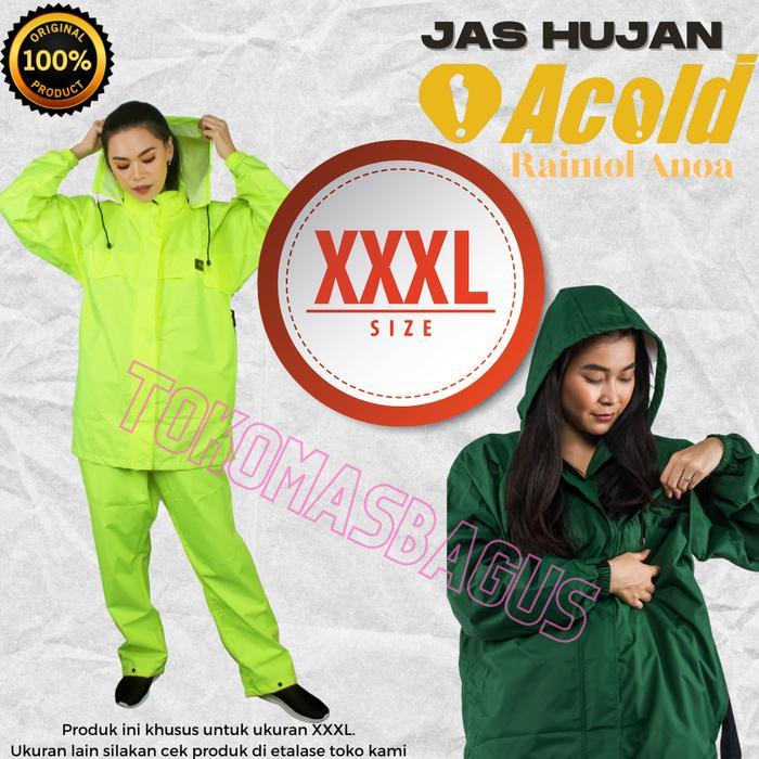 Jas Hujan Acold Xxxl Jumbo Raincoat Waterproof