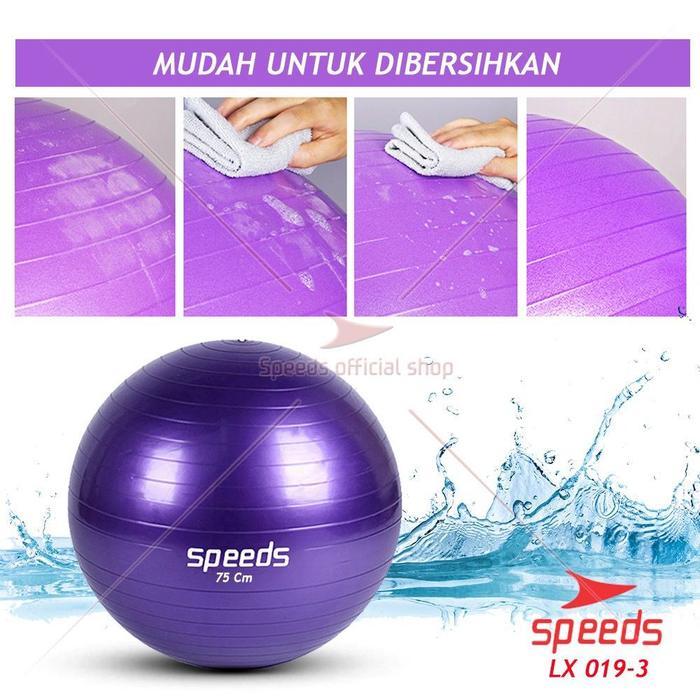 READY Gym Ball fitness/Bola Gym/Bola yoga alat olahraga Bonus Pompa Gymball Ukuran 25/35/55/65CM