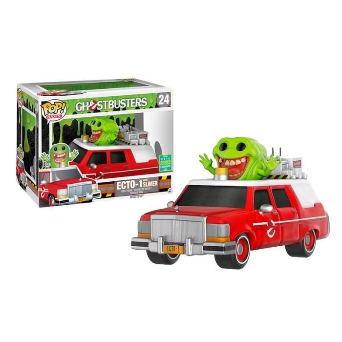 Funko Ghostbusters - ECTO-1 Auto & Slimer - POP Vynil - 9925