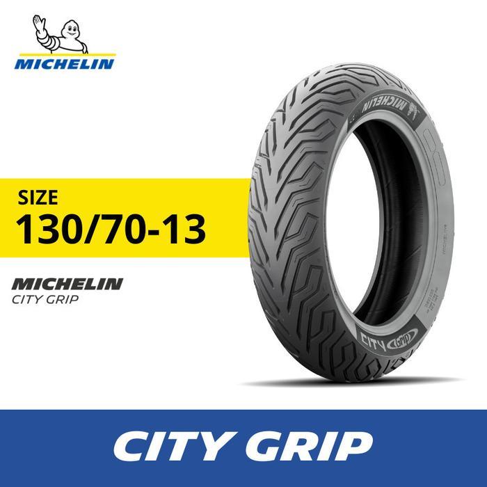 Ban Michelin City Grip, Ban Belakang Nmax, Pcx 160, Adv 160, Adv 150, 130/70 R13, Tubeless
