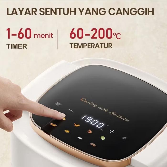 Promo Air Fryer Mecoo Low Watt Transparan Original
