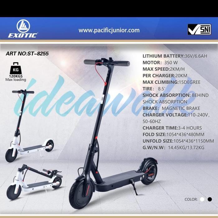 otoped skuter listrik / Scooter Electric Exotic - ST-8225