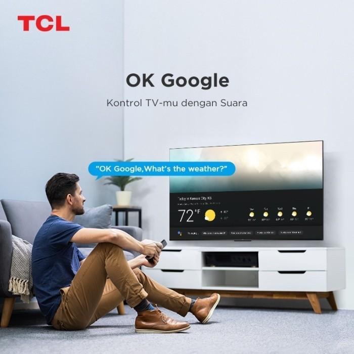 Bermutu Tcl 50 Inch (50V6D 2026) Uhd Ai 4K Garansi 3 Tahun Tv Led Layar 3840 X 2160P Dolby Audio