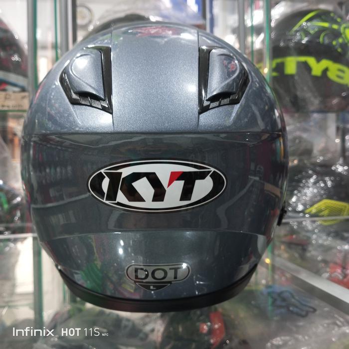 Helm KYT Kyoto Solid Original Helm Half Face Original KYT