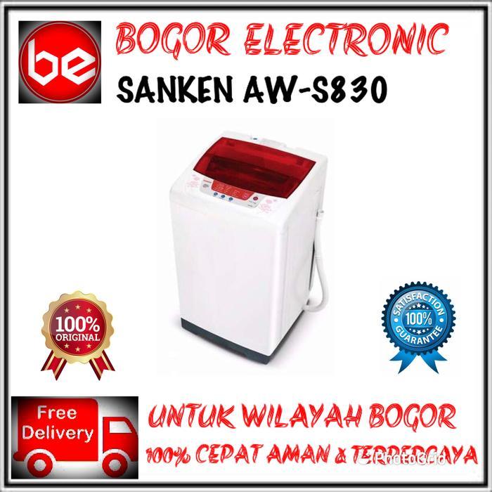 SANKEN MESIN CUCI 1 TABUNG 7KG AW-S830 AW S830 AWS830
