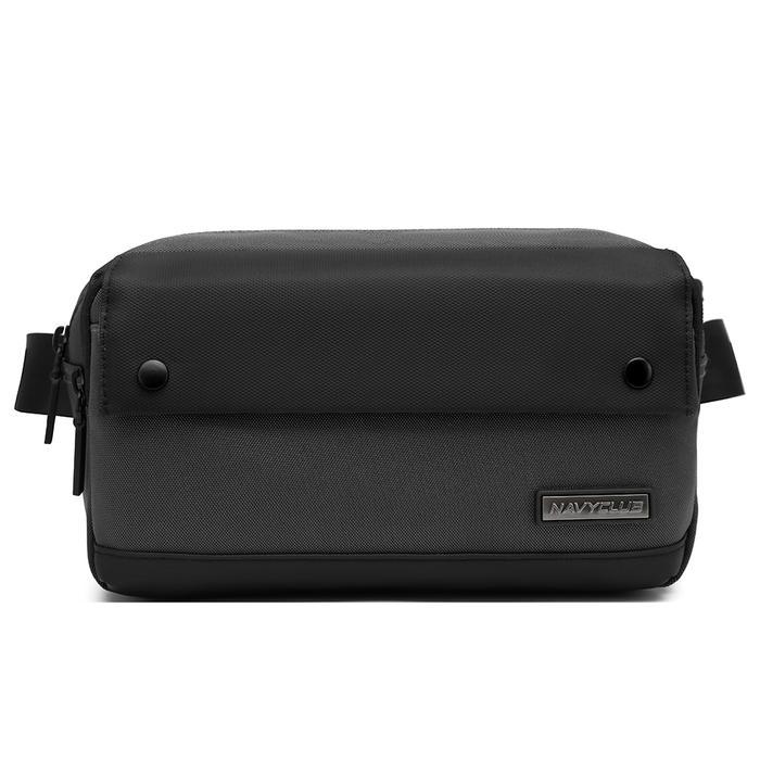 Eiger Wallets - Navy Club Tas Pinggang Pria & Wanita Fec Bahan Nylon Waist Pack Kecil Panjang Tali