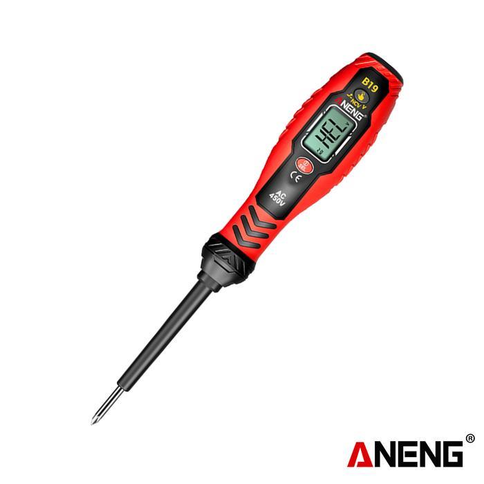 Tekiro - B19 Digital Tespen 30-1000V Voltage Detector Buzzer Alarm Non-Contact Test Phillips
