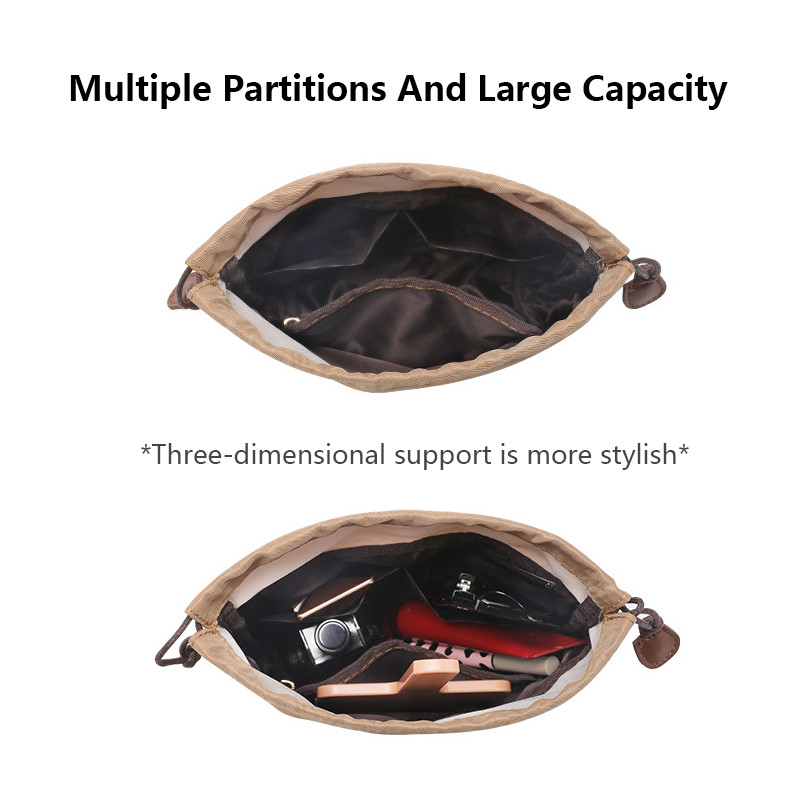 Bag Insert For Buket Bag terproof Bag Organizer Insert Bag Support Storage Bag Strap Aessories