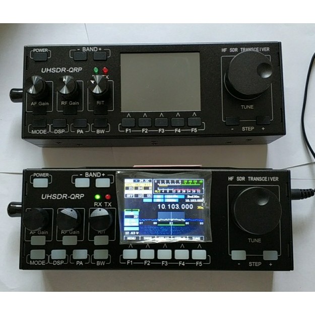 MCHF V0.6.3 HF SDR Transceiver QRP Transceiver Amateur Ham Radio (Transparent /Black Buttons) With