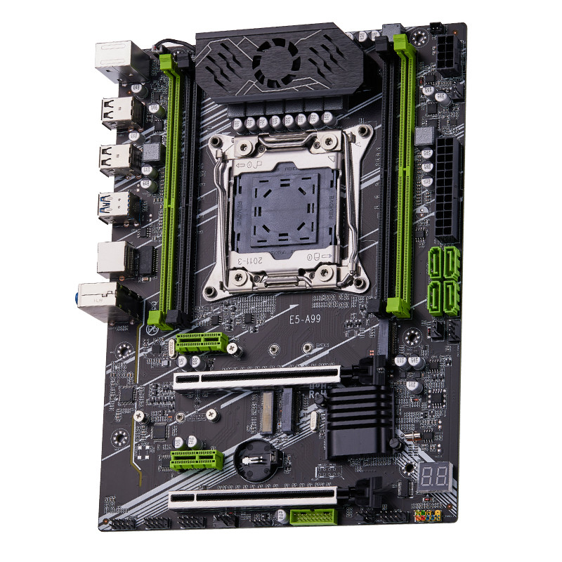 QIYIDA X99 Motherboard support LGA20113 Intel E5 V3 V4 All 4channel DDR4 REG ECC NONECC Memory NVME