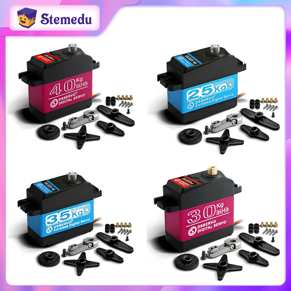 4PCS Digital Servo 20Kg 25Kg 30Kg 35Kg 40Kg High Speed servo Metal Gear Servo Pro IP66 RC Baja Servo