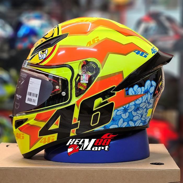 AGV K1S Rossi 2001 Helm Full Face Helm AGV K1 S Valentino Rossi VR46 Original - M