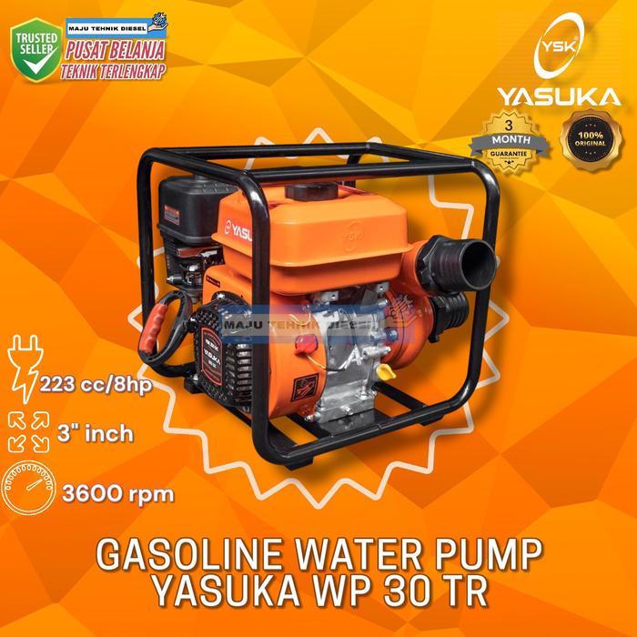Gasoline Water Pump Pompa Alkon Irigas Yasuka WP 30 TR 3" inch 8hp