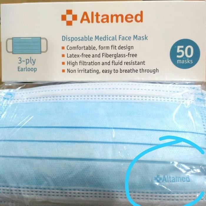 New Masker Medis Altamed 50 pcs