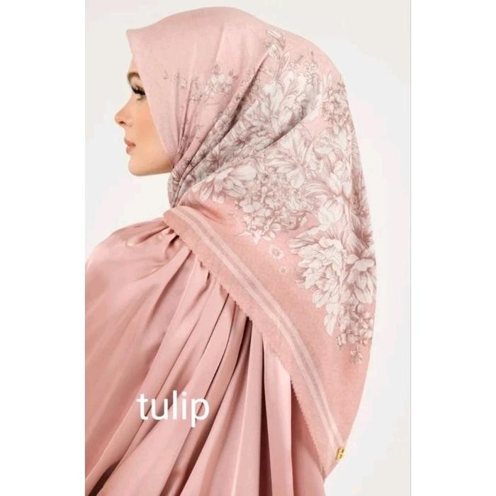 ow1p- Buttonscarves Florescent Malaysia Square Voal