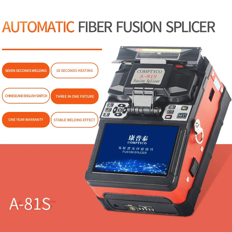 New A-81S  Fully Automatic Fusion Splicer Machine Fiber Optic Fusion