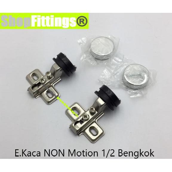 Engsel Sendok Kaca 26mm NON Or Slowmotion Lurus Setengah Full Bengkok