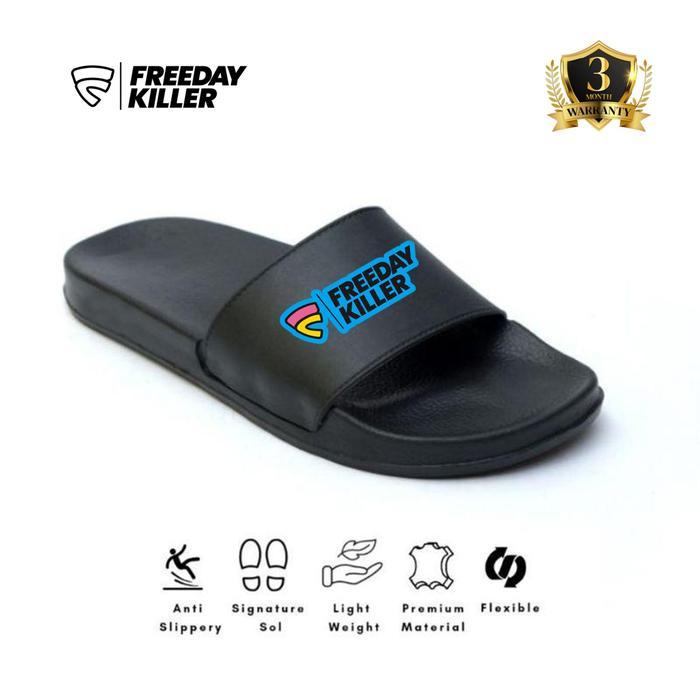 Freeday Killer Sandal Slippers Pria Yezzy Slip On Slippers Sandal Selop Pria Wanita Sandal Slide