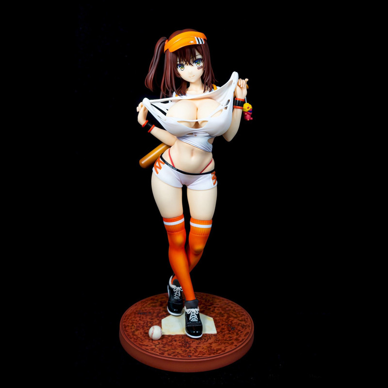 Skytube Matarou Original Anime Character Sexy Girls Figurine Play Baseball Yakyuu Musume PVC Collect