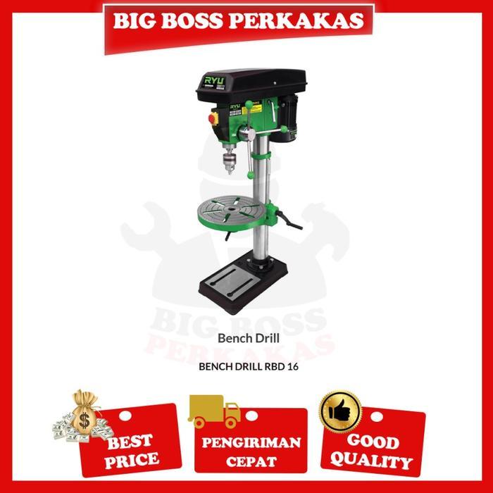 Tekiro Ryu Rbd16 Mesin Bor Duduk 16 Mm Listrik Electric Drill Press