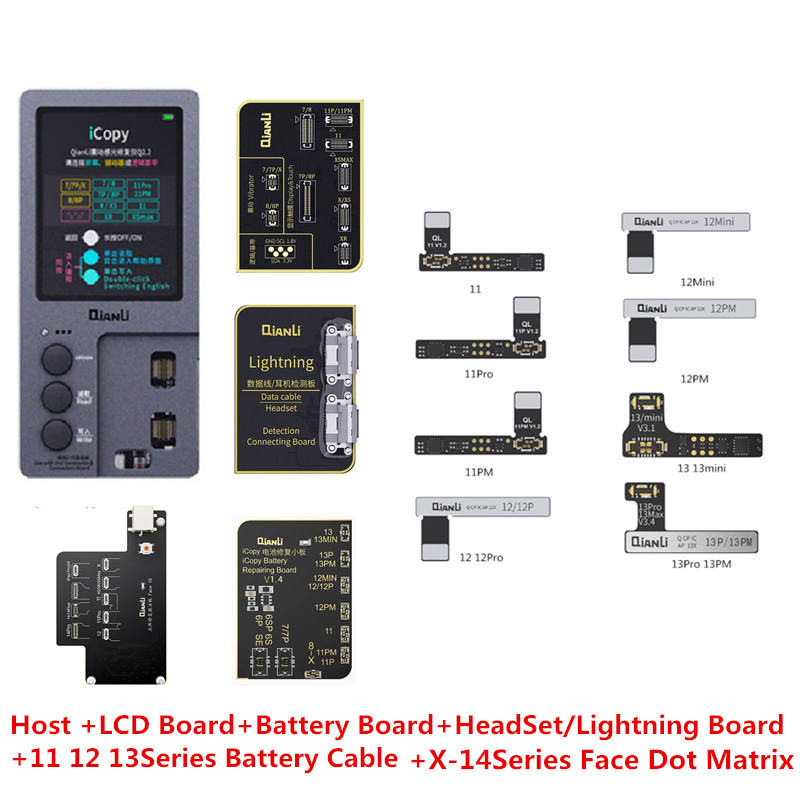 QIANLI iCopy Plus 2.2  EEPROM Programmer with Battery Testing Board