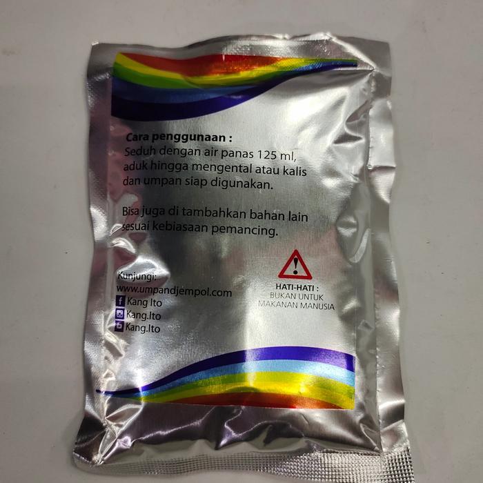 Pelangi Umpan Amis Gurih - Umpan Lomba Pelampungan Ikan Mas Terbaik Untuk Mancing Galatama Galapung