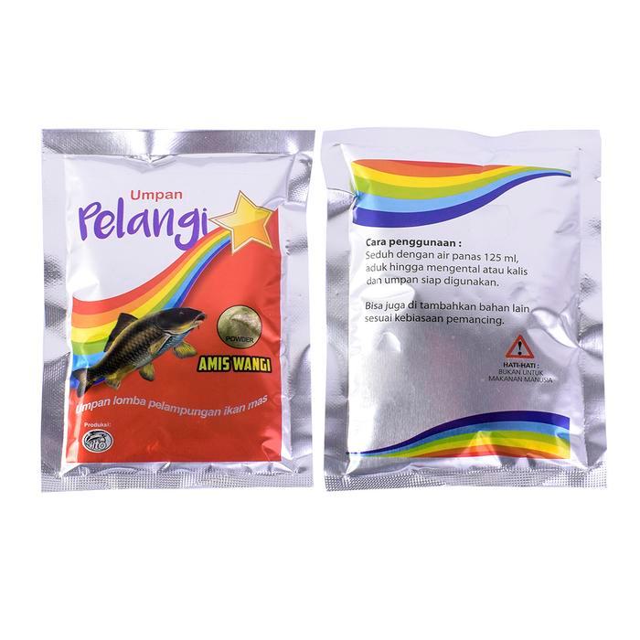 Umpan Mancing Pelangi Amis Gurih, Amis Wangi, Jagung Susu, Salmon, Super Amis Cap Djempol