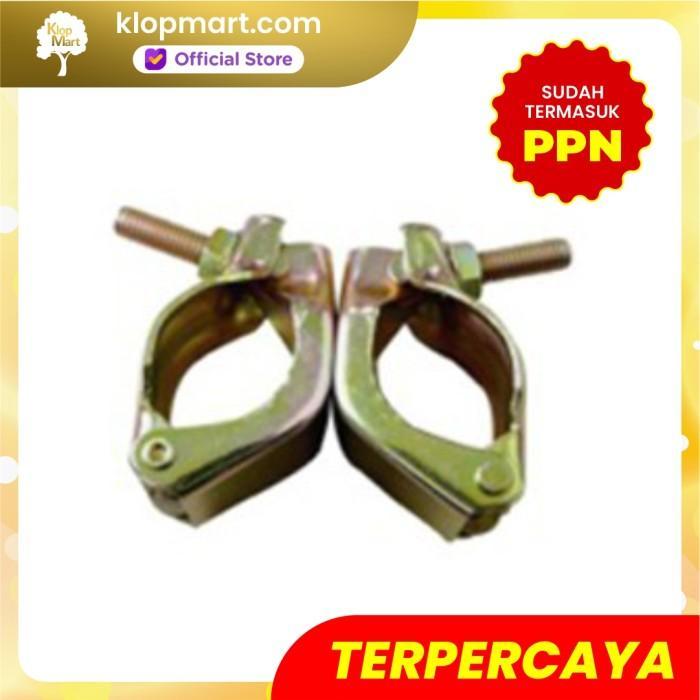 Lengkap- Clamp Scaffolding Swivel/Fixed Jis Uk.1.5" - Clamp Hidup/Mati Steger