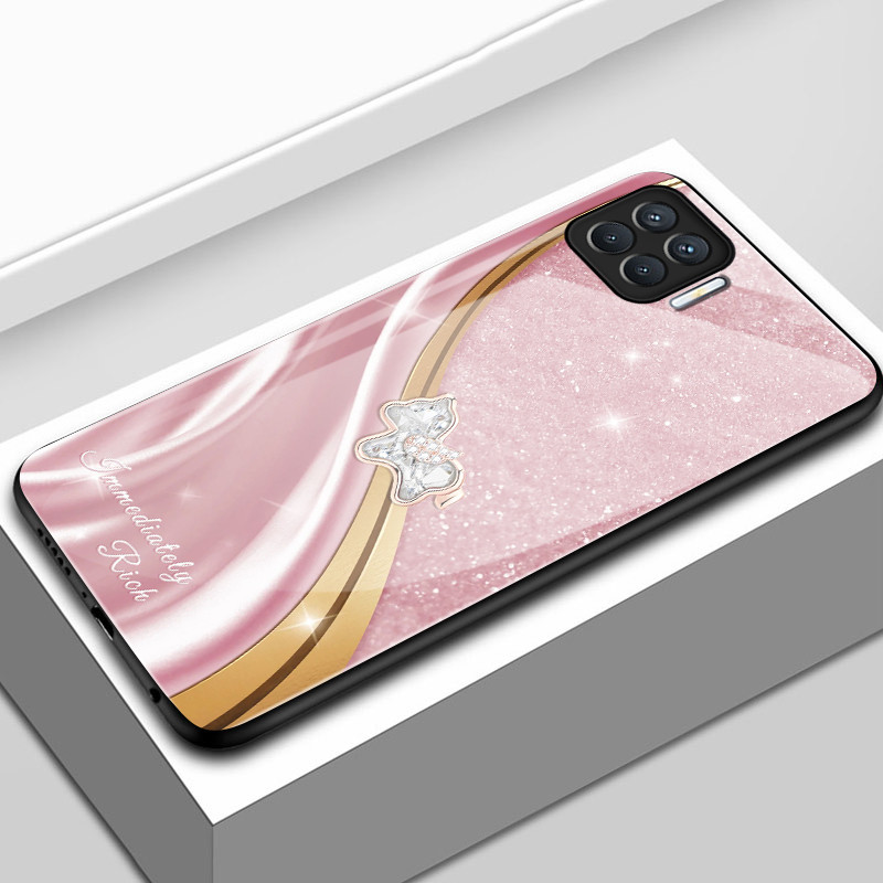 Casing Hp Untuk OPPO A93 4G Reno 4F Reno 4 Lite F17 Pro Case Casing pola Diamond Pony Kasing HP Kesi
