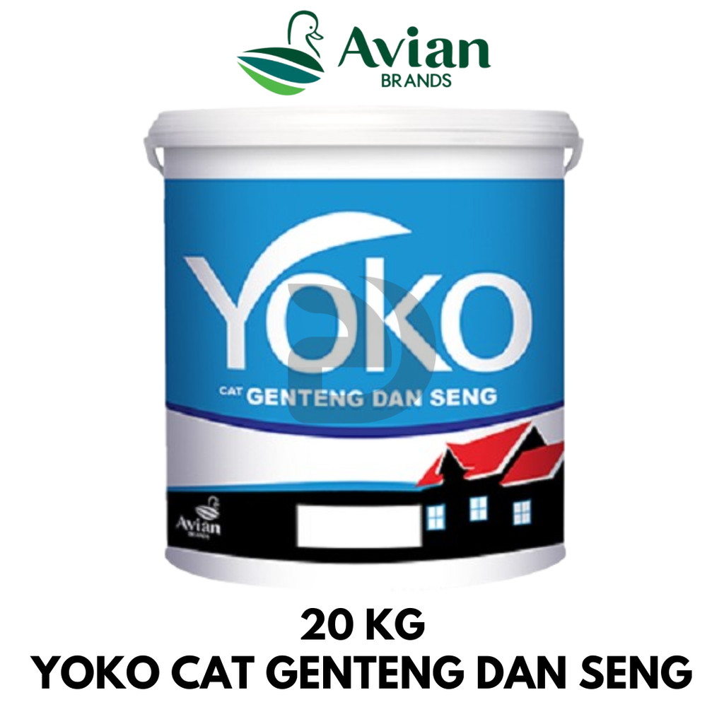 Cat Genteng dan Seng Yoko Roof Pail 20 Kg / AVIAN BRANDS