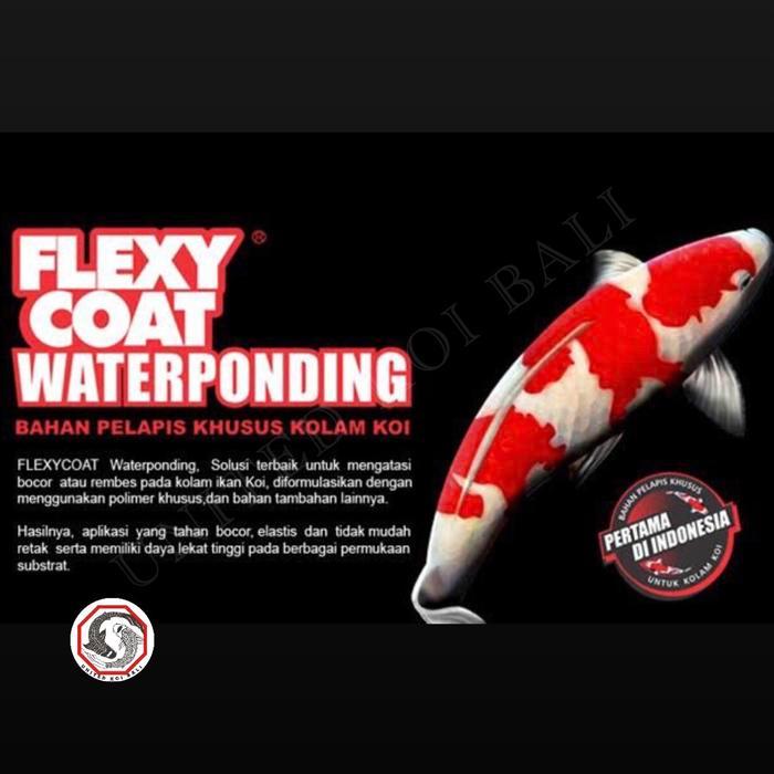 Flexy Coat Waterponding 10 Kg Cat Pelapis Kolam Koi - Black
