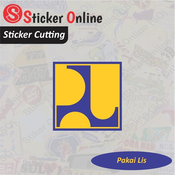 TERMURAH Stiker PUPR Kotak Sticker Cutting Motor Mobil Helm READY STOCK