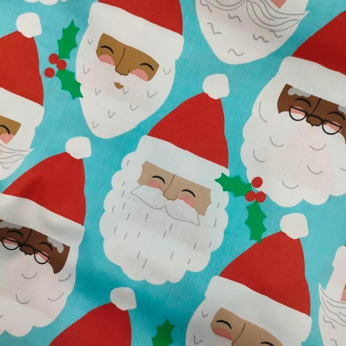 katun Jepang motif Christmas - kain katun natal - bahan katun tokai