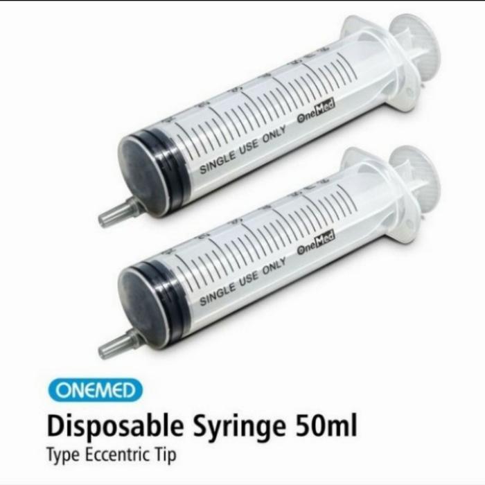 syringe 50ml /disposible syringe onemed 50 cc