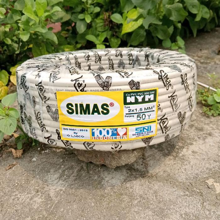 Kabel Nym 2X15X50 Yard Simas Asli Tembaga 100%