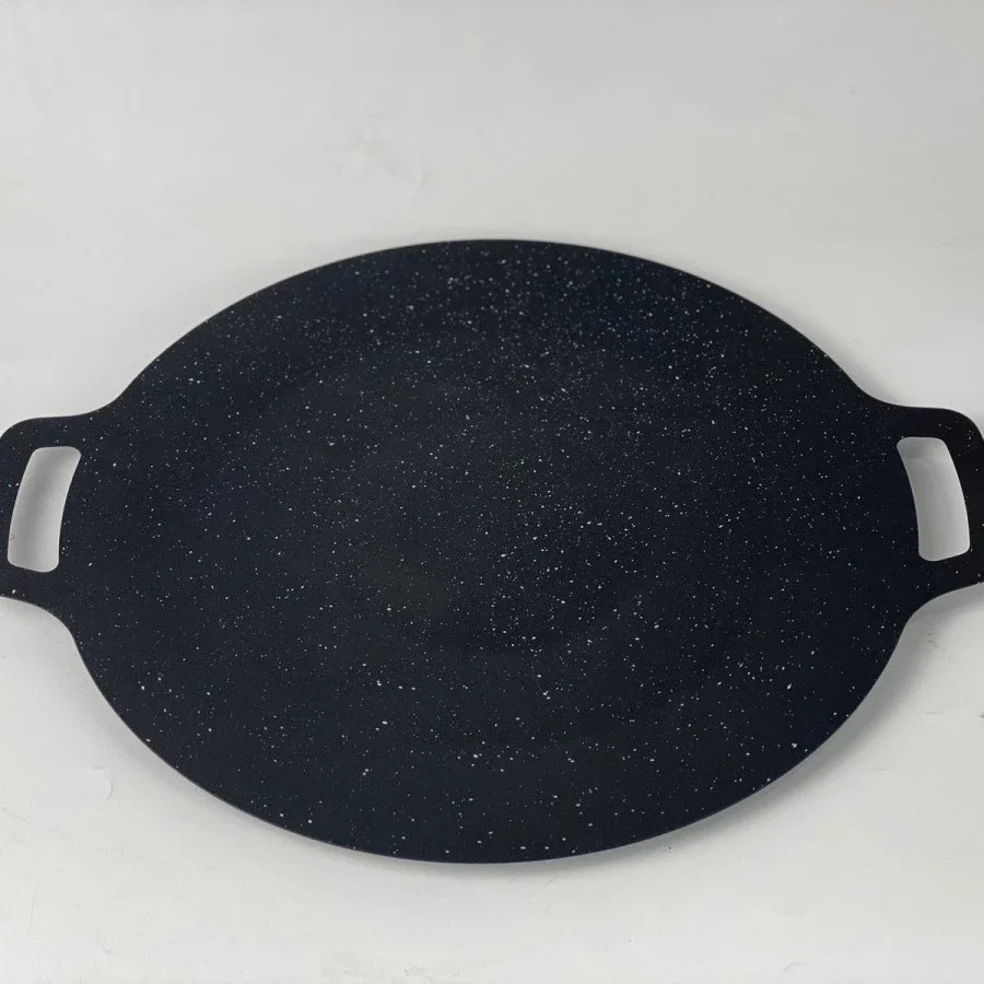 Alat Panggangan BBQ Grill Pan Ala Korea Wajan Bulat Serbaguna Anti Lengket