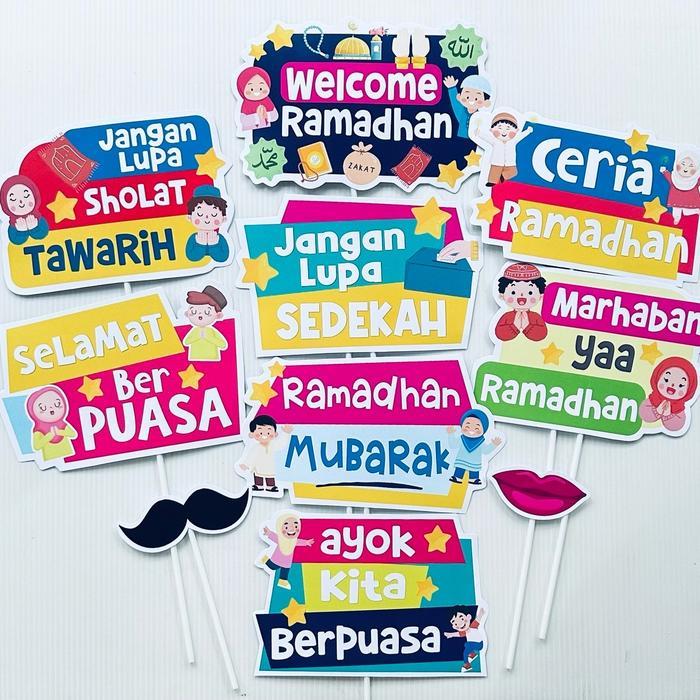 Welcome Ramadhan Props Photobooth