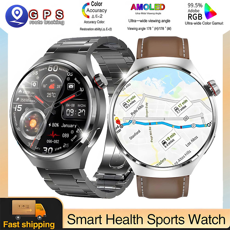 2024 New Original Watch4 Pro Smart Watch Men 360*360 HD Screen Heart rate Bluetooth Call Heart Rate 