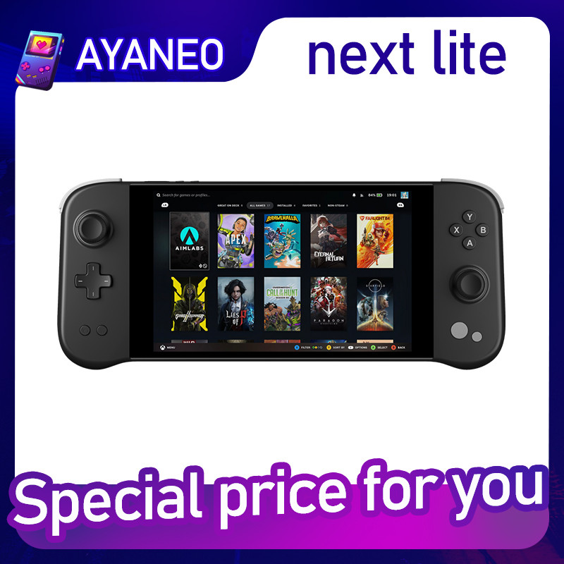 AYANEO Next Lite AMD Ryzen5 Linear Hall Joystick 7" 800P IPS screen handheld game console Customized
