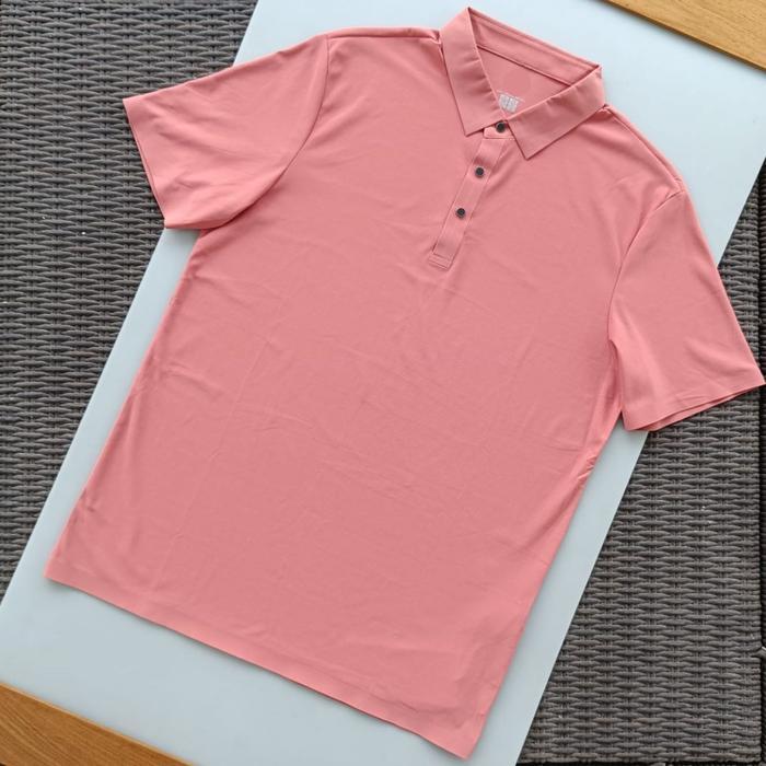 MEN TSHIRT KAOS PRIA BERKERAH BAHAN ICE SILK RINGAN DIN NYAMAN