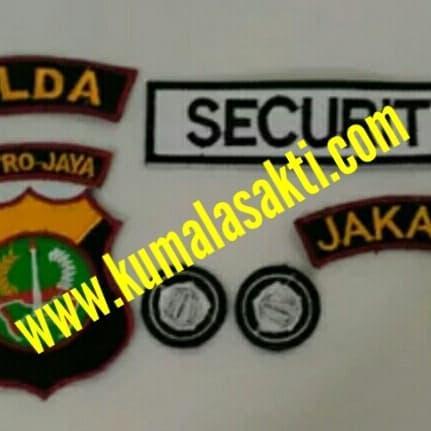 Atribut Security Jakarta Bordir