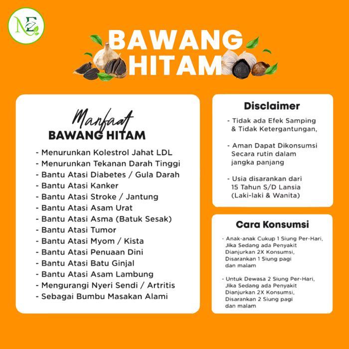 READY Black Garlic Bawang Hitam Kating Premium / Bawang Hitam Permentasi / Bawang Black Garlic