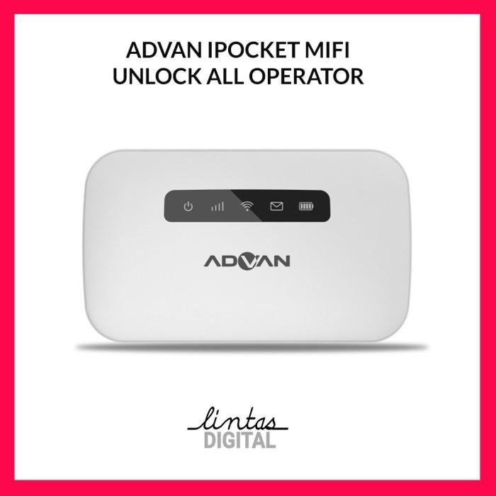 TERBARU ADVAN Ipocket MIFI MF01 Unlock All Operator baterai 2500 mAh