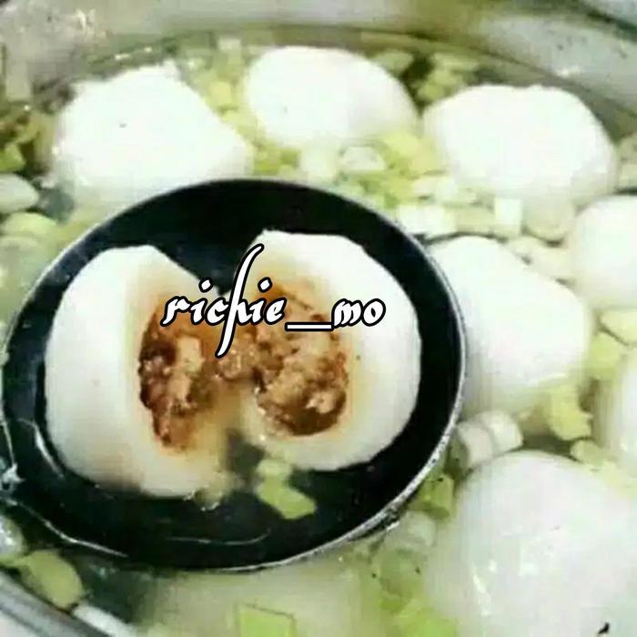 Bakso Ikan Isi Daging Babi isi 25 Pcs Hiewan-Bakso ikan Babi Fuco