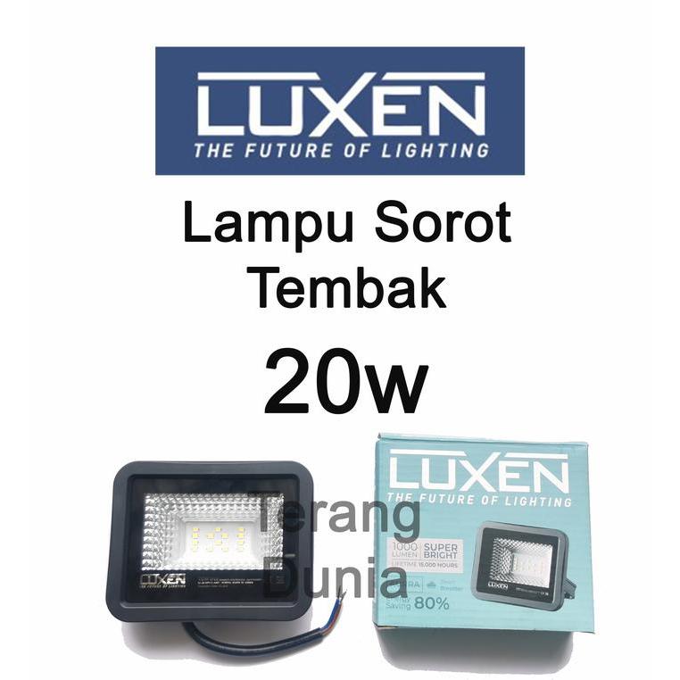 BERKUALITAS Lampu Sorot Luxen 20w Lampu Tembak Luxen 20w Lampu Sorot 20w Luxen