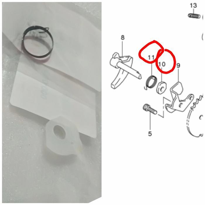 PER SPRING WASHER RING PLASTIK DEKOMPRESI SUZUKI SHOGUN 125 SPIN SGP